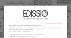 Desktop Screenshot of edissio.com